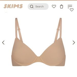 SKIMS Fits Everybody Tshirt Bra in Clay 36B